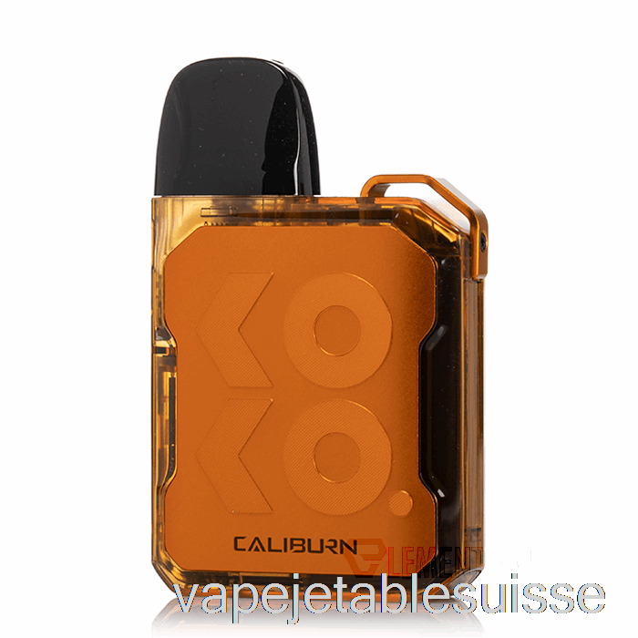 Vape Suisse Uwell Caliburn Gk2 (vision) Système De Pod 18w Jaune Limpide